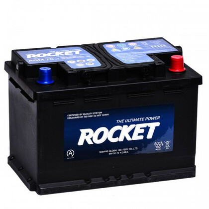 Аккумулятор ROCKET AGM 6СТ-70АЗ AGM-L3