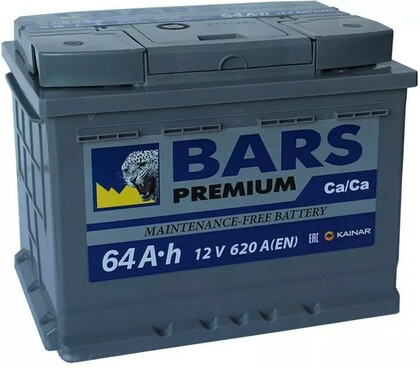 Аккумулятор BARS PREMIUM 6СТ-64