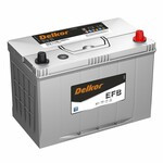 Аккумулятор DELKOR EFB 90 А/Ч обратная полярность (145D31L)