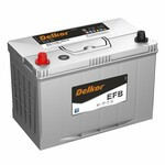 Аккумулятор DELKOR EFB 90 А/Ч обратная полярность (145D31R)