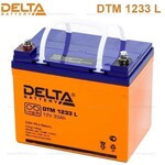 Аккумулятор DTM1233L-12В - 33 А/ч Delta