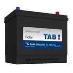 Аккумулятор TAB POLAR JIS MF 60 А/ч 55D23L