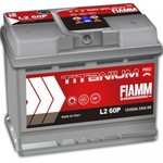 Аккумулятор FIAMM Titanium PRO 60 А/ч низкий
