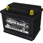 Аккумулятор Аком Black 6СТ-62АЧ обратная полярность