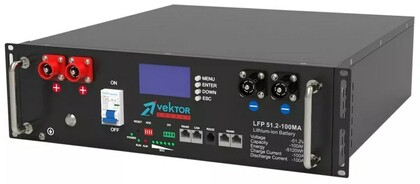 Аккумулятор VEKTOR LFP 51,2-100MA  тип клемм Amphenol