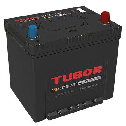 Аккумулятор Tubor Asia Standart 6СТ-62.0 VL