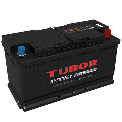 Аккумулятор TUBOR Synergy 6СТ-85.0 VL низкая