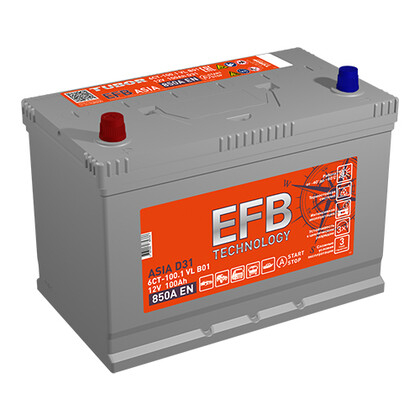 Аккумулятор TUBOR Asia EFB - 100.1 VL