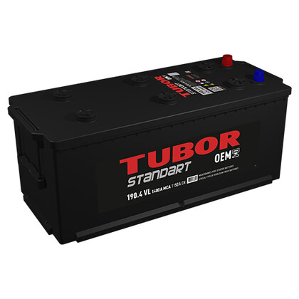 Аккумулятор TUBOR Standart 6СТ-190.4 VL