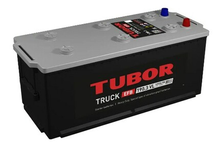 Аккумулятор TUBOR TRUCK EFB 6СТ-190.3 VL