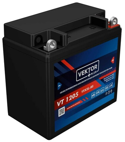 Аккумулятор Vector VT1205 -  5 А/ч AGM YTX5L-BS