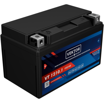 Аккумулятор Vektor VT1210.1 -  10 А/ч AGM YTZ10S