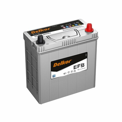 Аккумулятор DELKOR EFB 40 А/Ч обратная полярность (60B20L)