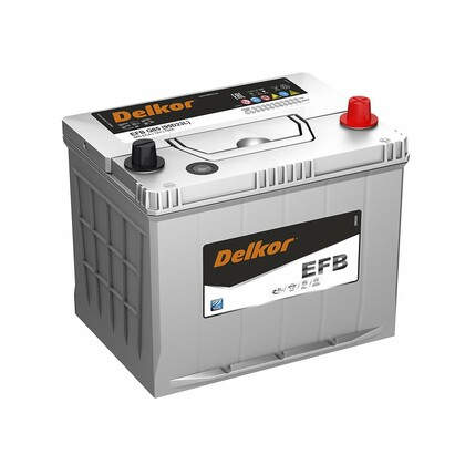 Аккумулятор DELKOR EFB 70 А/Ч обратная полярность (95D23L)