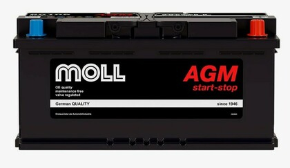 Аккумулятор MOLL AGM 105 обратный L6.0 80105