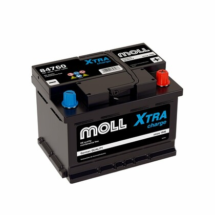 Аккумулятор MOLL XTRA CHARGE 60 А/Ч обратная полярность (LB2.0, низк, 84760)