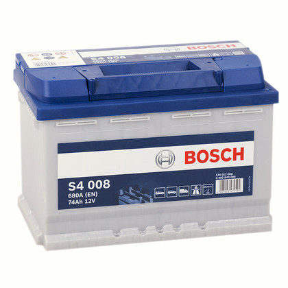 Аккумулятор 6СТ-74 BOSCH S40 090 74 Ач п.п.