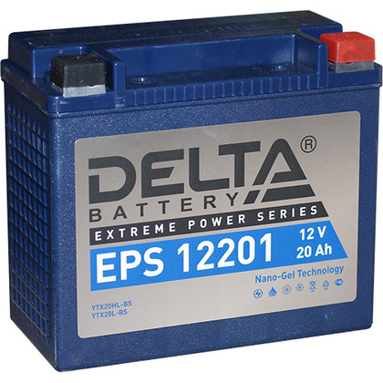 Аккумулятор 12V - 20 А/ч Delta EPS Nano GEL12201