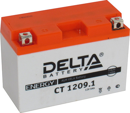 Аккумулятор  CT 1209.1 - 12В — 9 А/ч «Delta» AGM