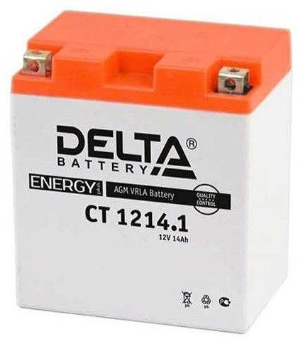 Аккумулятор  CT 1214.1 - 12В — 14 А/ч «Delta» AGM