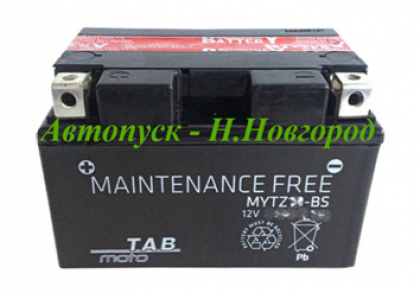Аккумулятор TAB MOTO (Словения) YB3L-B