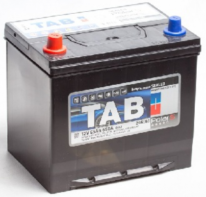 Аккумулятор TAB POLAR JIS MF 65 А/ч 65D23R