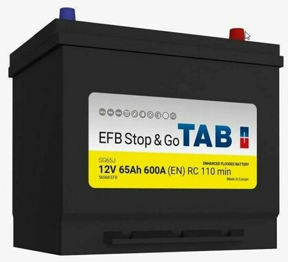 Аккумулятор TAB POLAR JIS EFB 65 А/ч 75D23L      2025 г.в.