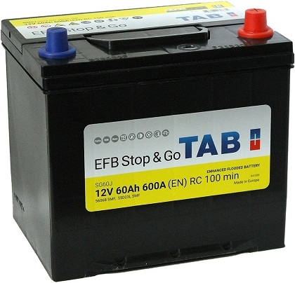 Аккумулятор TAB POLAR JIS EFB 65 А/ч 75D23L