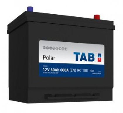 Аккумулятор TAB POLAR JIS MF 60 А/ч 55D23L 4 кв.2025 г.