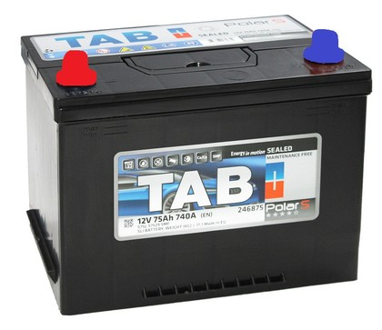 Аккумулятор TAB POLAR JIS MF 75 А/ч 75D26R 4 кв.2025 г.