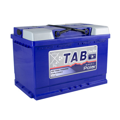 Аккумулятор TAB POLAR BLUE 75 А/ч 121075