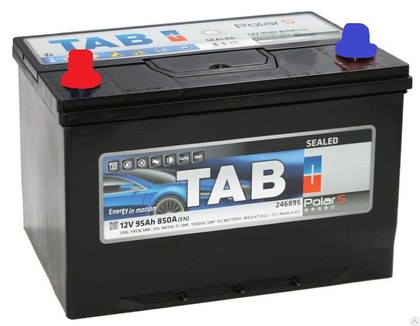 Аккумулятор TAB POLAR JIS MF 95 А/ч 105D31R