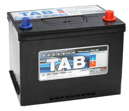 Аккумулятор TAB POLAR JIS MF 75 А/ч 75D26L