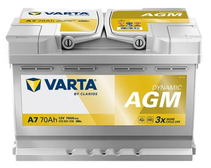 Аккумулятор Varta AGM Start&Stop 70 а/ч о.п. 570901076