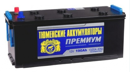 Аккумулятор Тюмень Premium 190 Ah  обратная полярность под конус