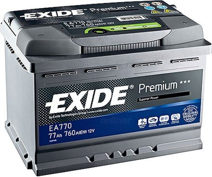 Аккумулятор Exide PREMIUM 77Ah о.п.