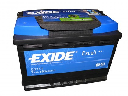 Аккумулятор Exide EXCELL 74Ah п.п.