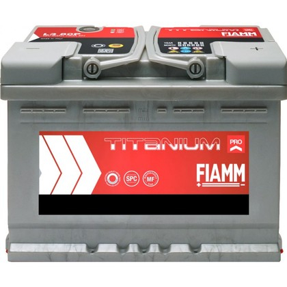 Аккумулятор FIAMM Titanium PRO 75 А/ч о.п. низкий