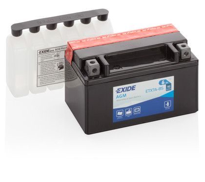 Аккумулятор  12V - 6 А/ч EXIDE AGM ETX7A-BS