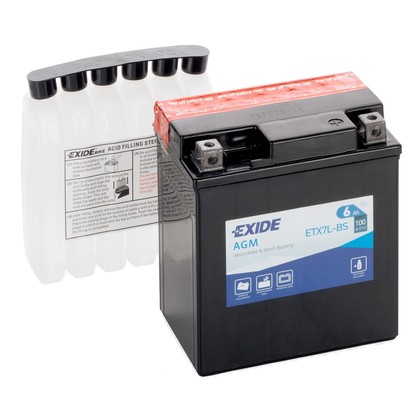 Аккумулятор  12V -  6 А/ч EXIDE AGM ETX7L-BS