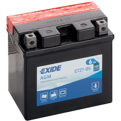 Аккумулятор  12V -  6 А/ч  EXIDE AGM ETZ7-BS