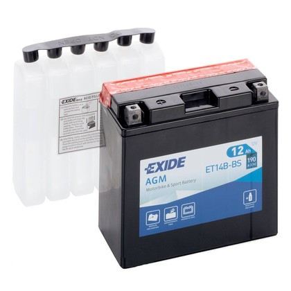 Аккумулятор  12V - 12 А/ч EXIDE AGM ET14B-BS