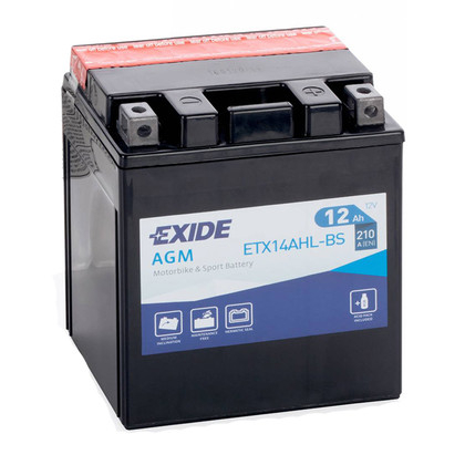 Аккумулятор  12V - 12 А/ч EXIDE AGM ETX14AHL-BS