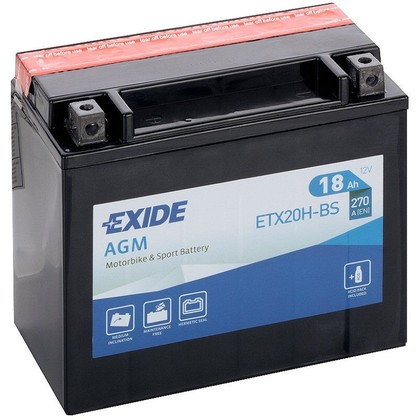 Аккумулятор  12V - 18 А/ч EXIDE AGM ETX20H-BS