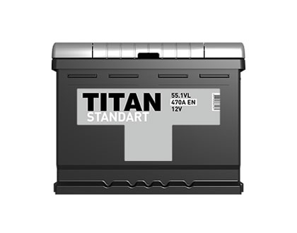 Аккумулятор  TITAN Standart 6СТ-55.1 VL