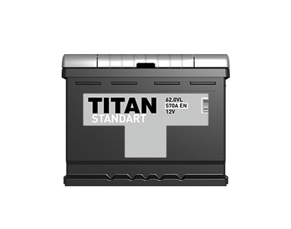 Аккумулятор  TITAN Standart 6СТ-62.0 VL