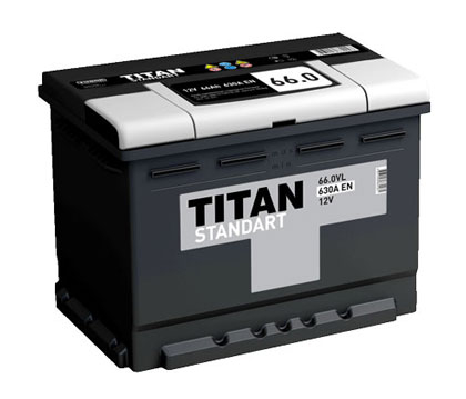 Аккумулятор  TITAN Standart 6СТ-66.0 VL