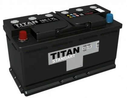 Аккумулятор  TITAN Standart 6СТ-100.1 VL