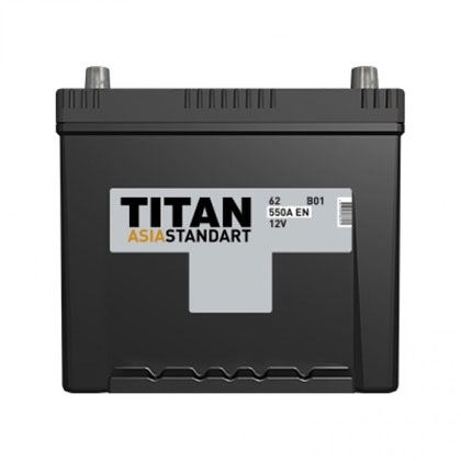 Аккумулятор  TITAN ASIA STANDART 6СТ-62.1 VL