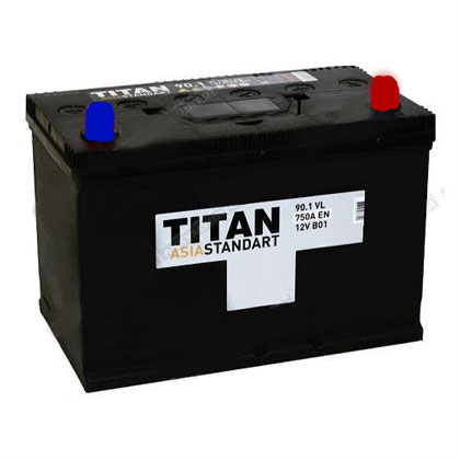 Аккумулятор  TITAN ASIA STANDART 6СТ-90.0 VL